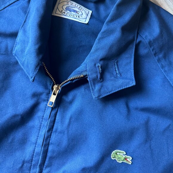 Vintage Izod / Lacoste Navy Blue Zip-Up Jacket - Men's M - Picture 3 of 7